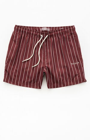 Red Sea Striped 4.5" Swim Trunks image number 1