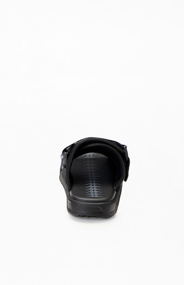 Kappa Black & White 222 Banda Mitel 1 Slide Sandals