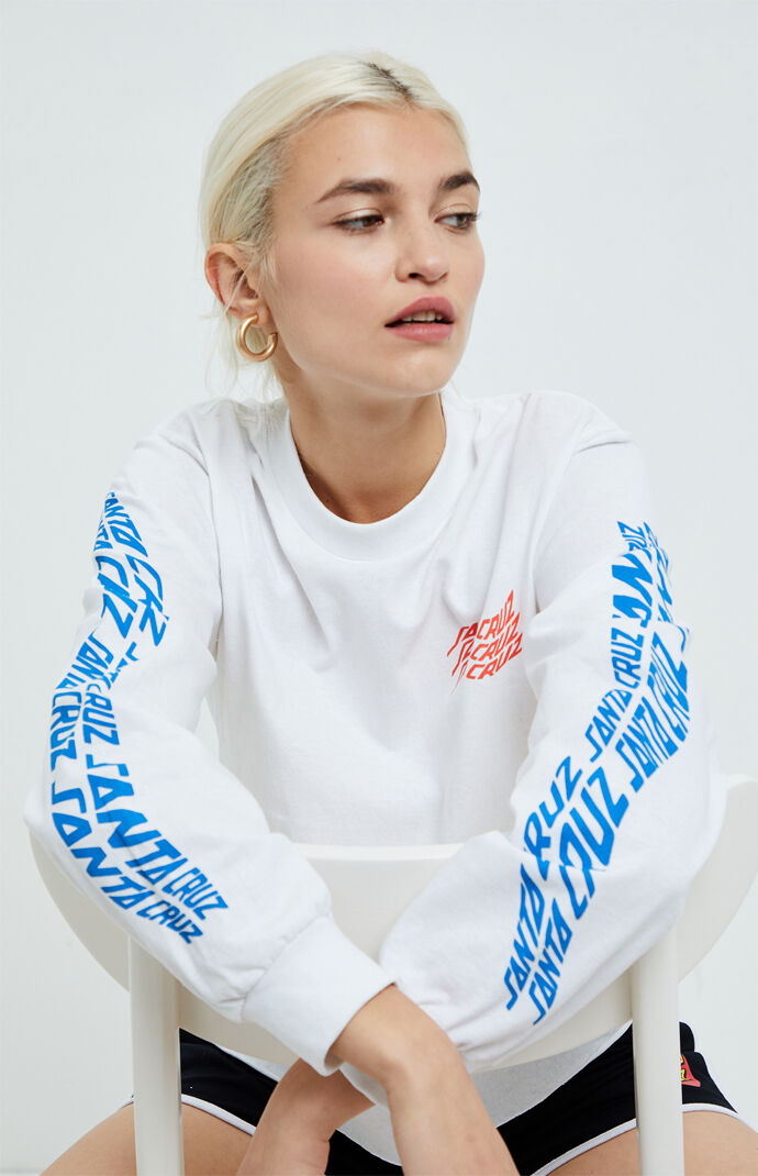 Vortex Hand Long Sleeve Boyfriend T-Shirt
