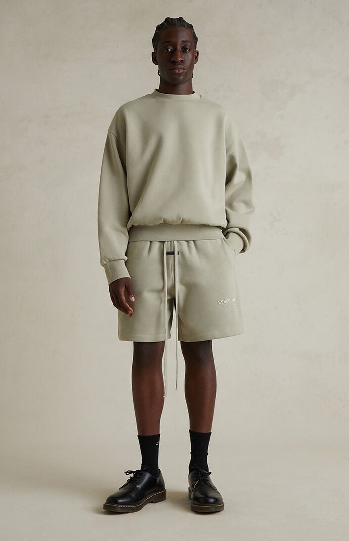 Fear of God ESSENTIALS Abbey Stone Soccer Fleece Sweat Shorts