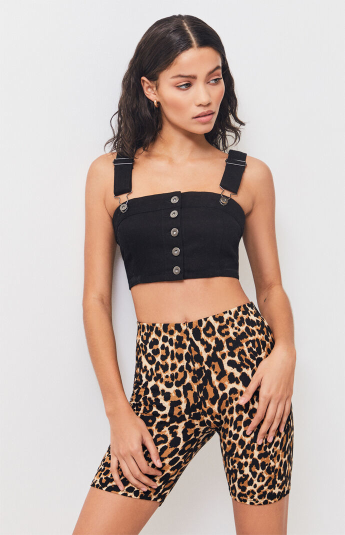 Denim Bustier Top