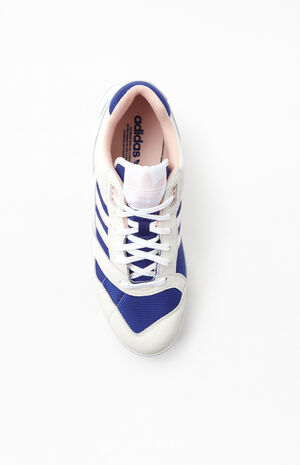 White & Purple A.R. Trainer Shoes image number 5