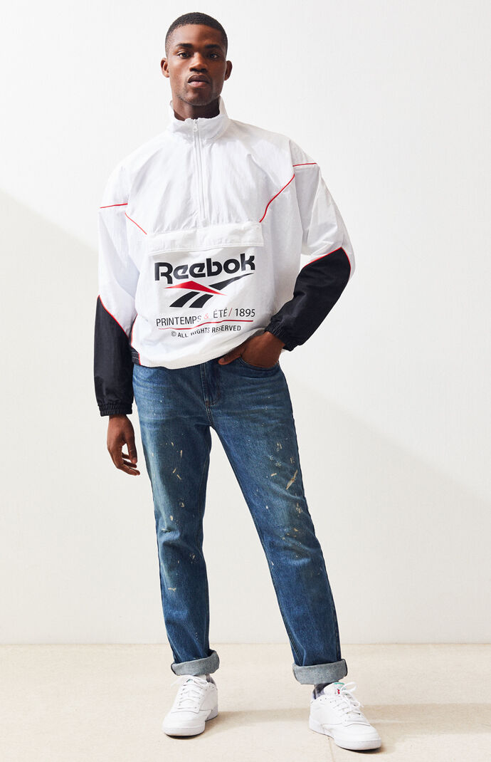 reebok half zip pullover