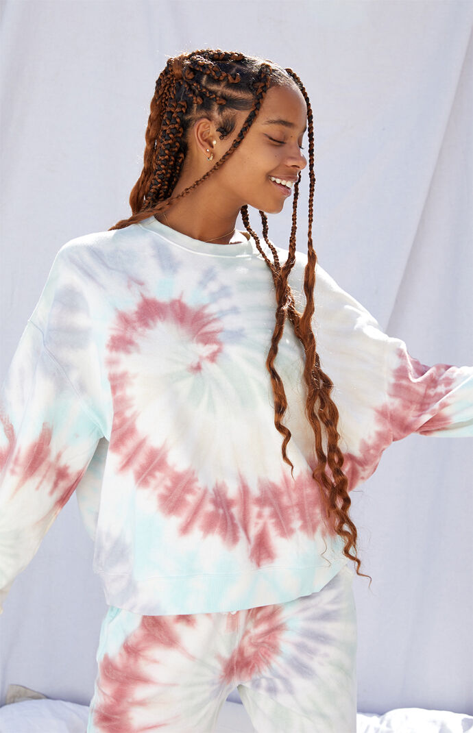 Tie-Dyed Campus Sweatshirt