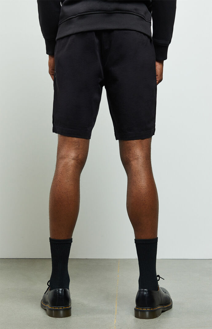 Black Slim Fit Chino Shorts