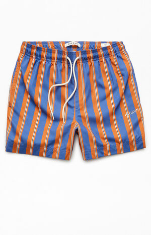 Cannes Striped 4.5" Swim Trunks image number 1