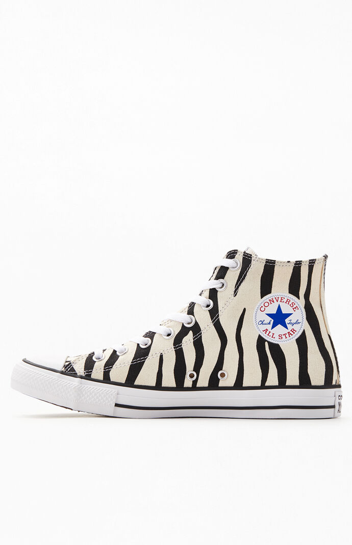 zebra converse high tops