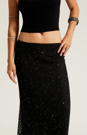 Sequin Midi Skirt image number 5