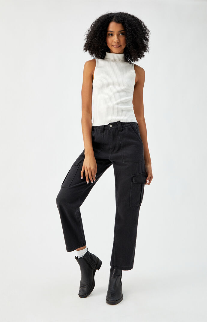 Turtleneck Knit Top
