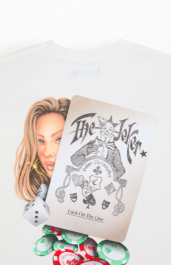 SAINT CHRISTOPHER Luck On The Line T-Shirt | Pacsun