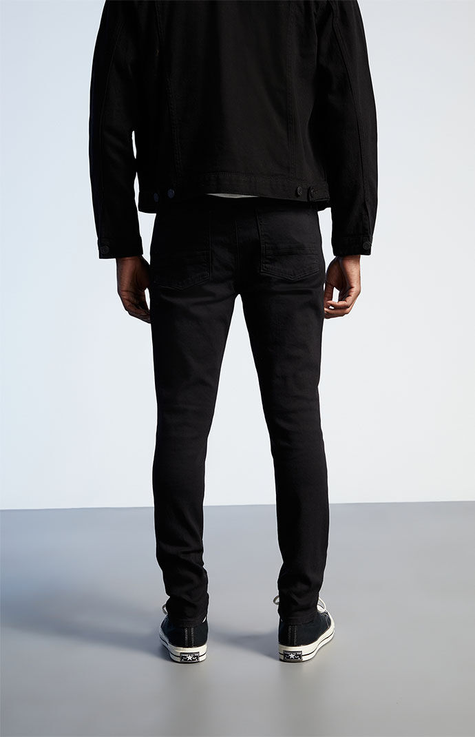 Black Stacked Skinny Jeans