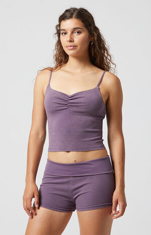 Active Fold-Over Micro Biker Shorts image number 3