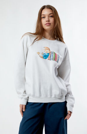 Peter Rabbit Sleeping Books Crew Neck Sweatshirt image number 2