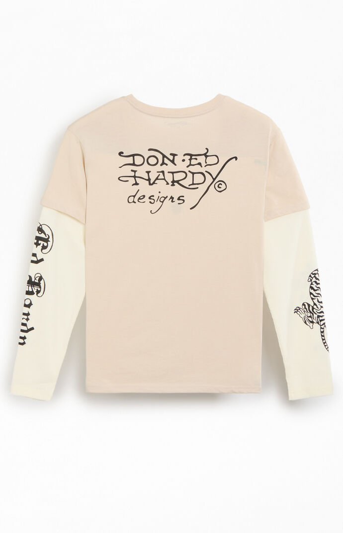 トップス L FA Sticker Stamp Thermal Long Sleeve トップス L FA Sticker Stamp Thermal Long Sleeve Sticker