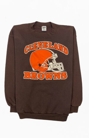 vintage cleveland browns sweater