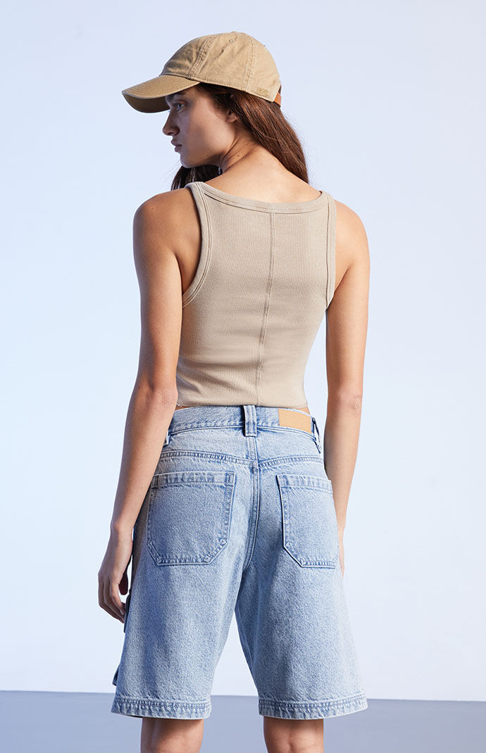 Pacsun Light Blue Denim Cargo Shorts | PacSun