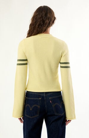 Custard Crew Neck Sweater image number 4