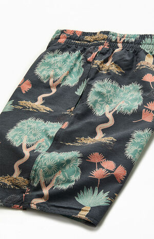 Recycled Floral Vintage 17" Swim Trunks image number 4