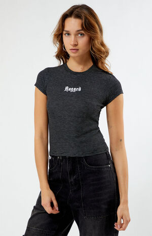 Striped Logo Baby T-Shirt image number 1