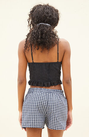 Eyelet Corset Top image number 3