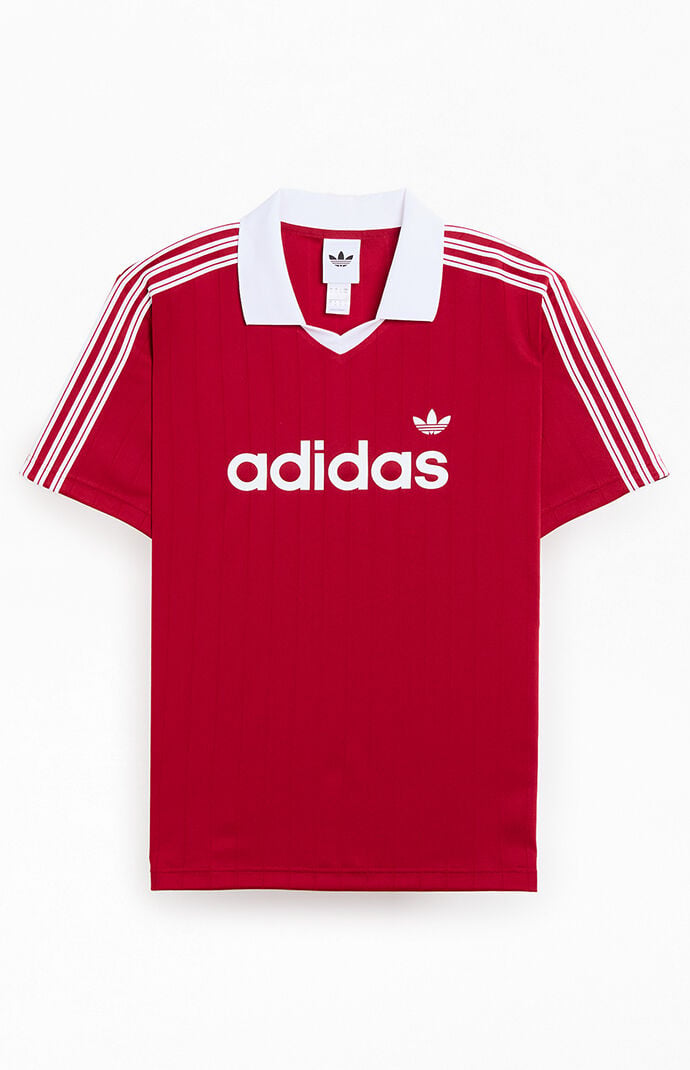 adidas Red Drop Needle Short Sleeve Jersey