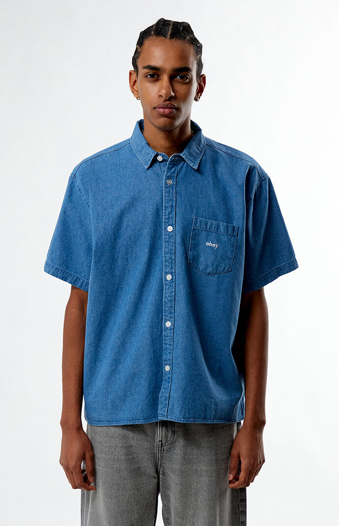 Obey Bigwig Denim Shirt | Pacsun