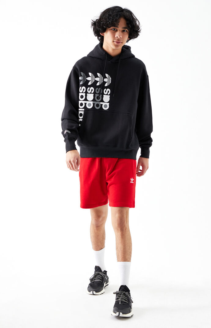 Red Essential Sweat Shorts