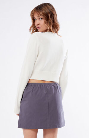 Gray Bungie Pocket Mini Skirt image number 4