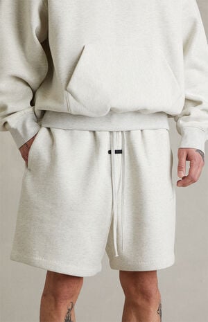 Oatmeal Heather Signature Classic Sweat Shorts image number 5