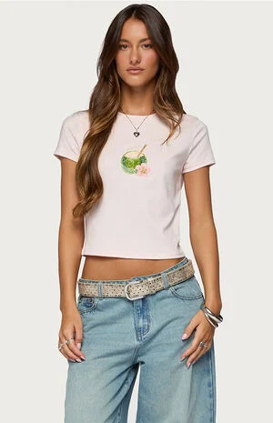 Coconut Beaded T-Shirt image number 1