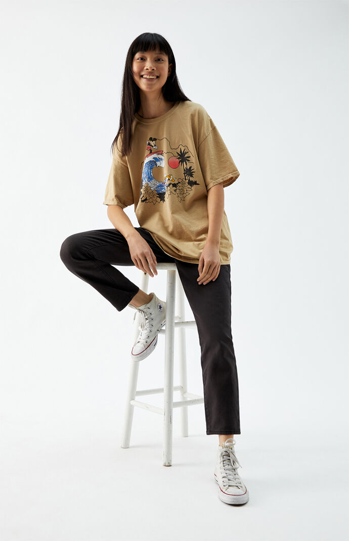 Retro Surfing Mickey T-Shirt