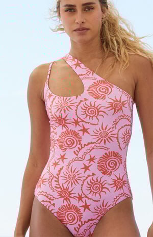 Pink Alexia One Piece Swimsuit image number 2