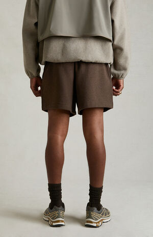 Heather Wood Sweat Shorts image number 6