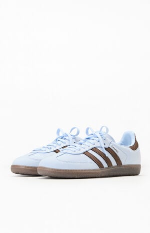 Women's Blue Samba OG Sneakers image number 2