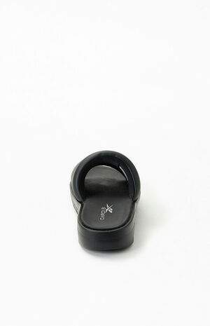 Women's Black Cardi B Slide Sandals image number 3