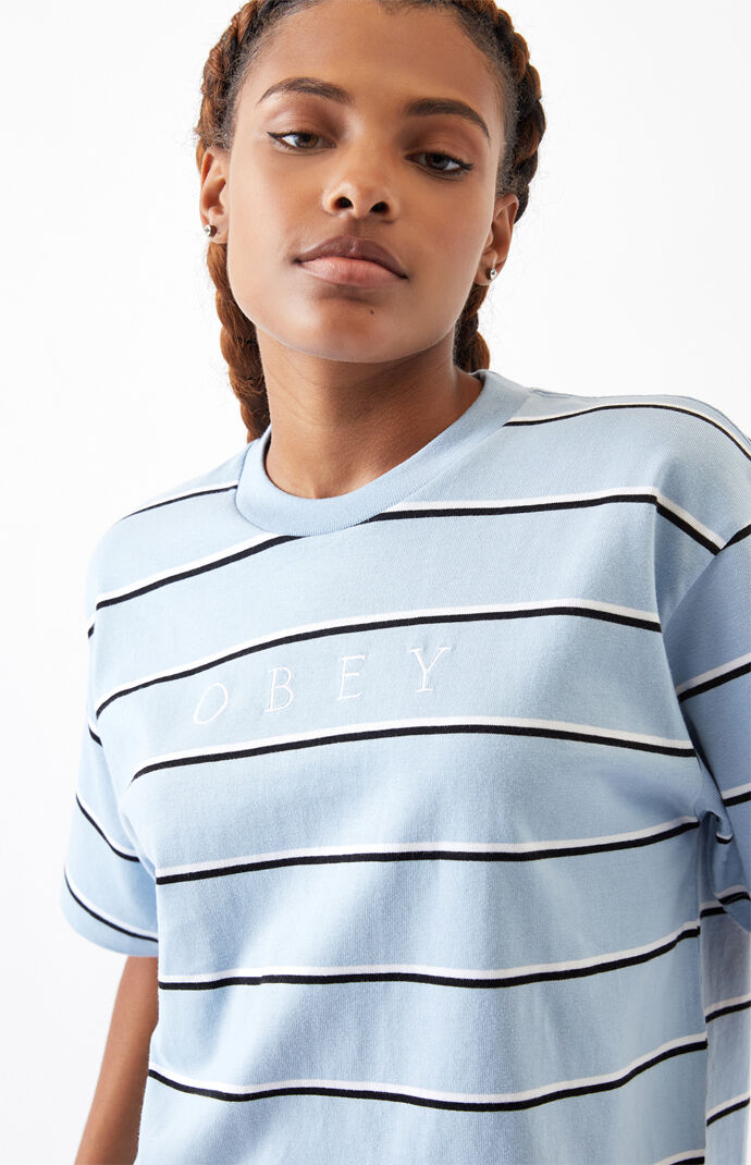 Striped Ronny Mock T-Shirt