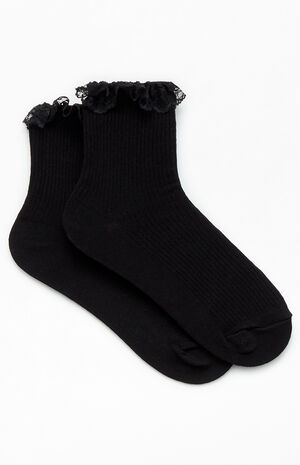 Lace Ruffle Socks image number 2
