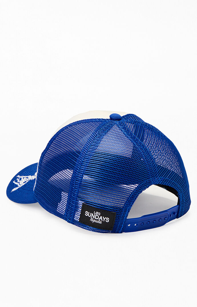 Los Sundays Off-White & Blue Genuine Trucker Hat