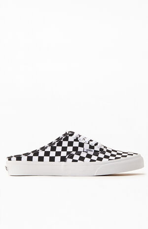 Checkered Authentic Mule Shoes image number 2