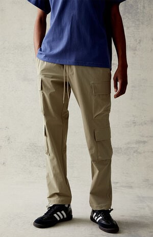 Olive Performance Cargo Pants image number 3