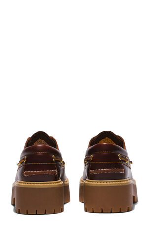 Women's Rootbeer Stone Street Boat Shoes image number 5