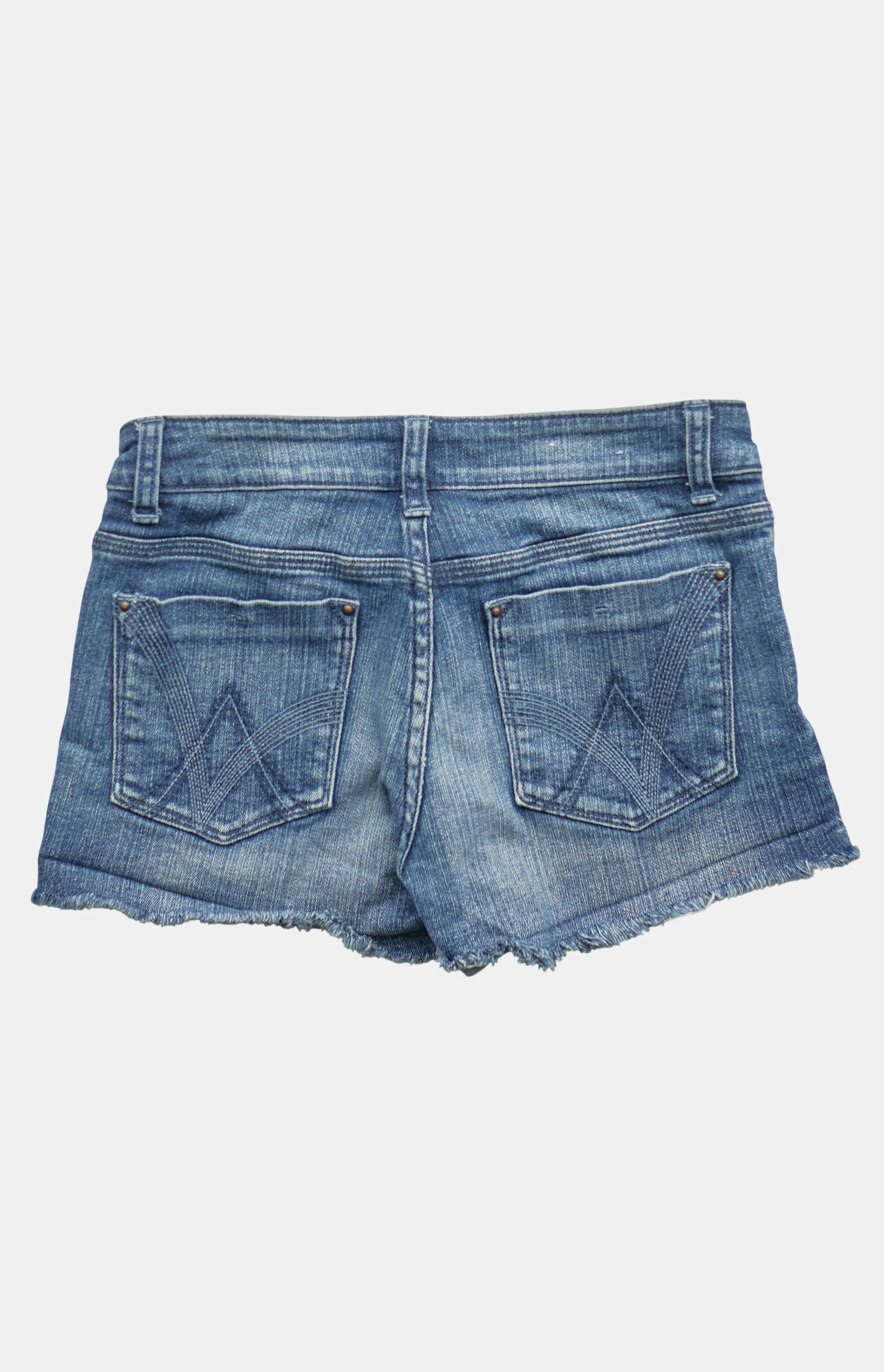 PS VINTAGE 2000s Y2K Medium Indigo Cutoff Low Rise Micro Jean