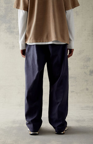 Blue Straight Trousers image number 3