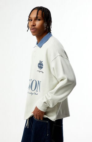 Hudson Long Sleeve Rugby Polo Shirt image number 2