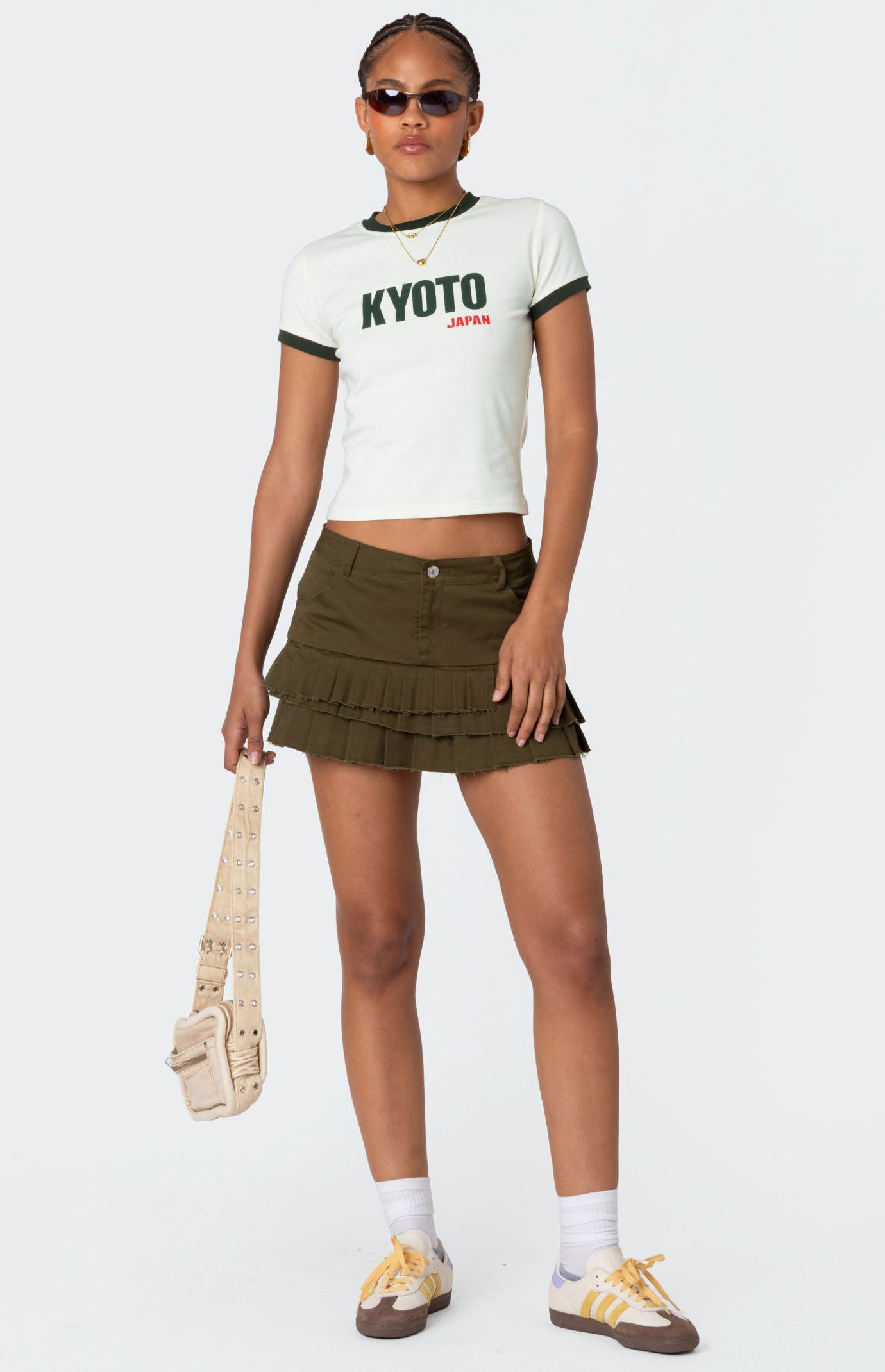 【OVERDUEFLAIR】CHECK PLEATS MINI SKIRT CHECK PLEATS MINI SKIRT_BLACK - overdueflair