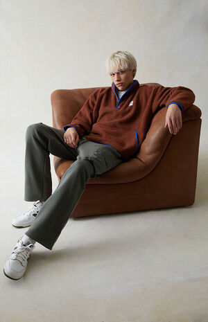 Olive Cargo Sweatpants image number 6