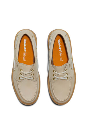 Women's Taupe Stone Street Boat Shoes image number 2