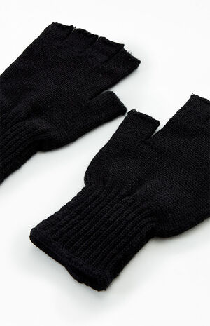 Fingerless Knit Gloves image number 2