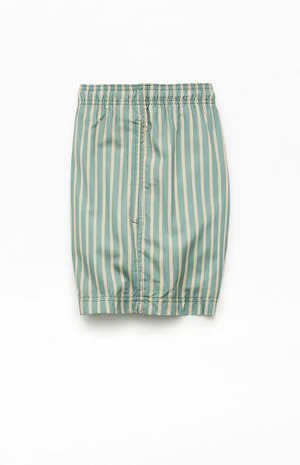 Moss Striped 4.5" Swim Trunks image number 3