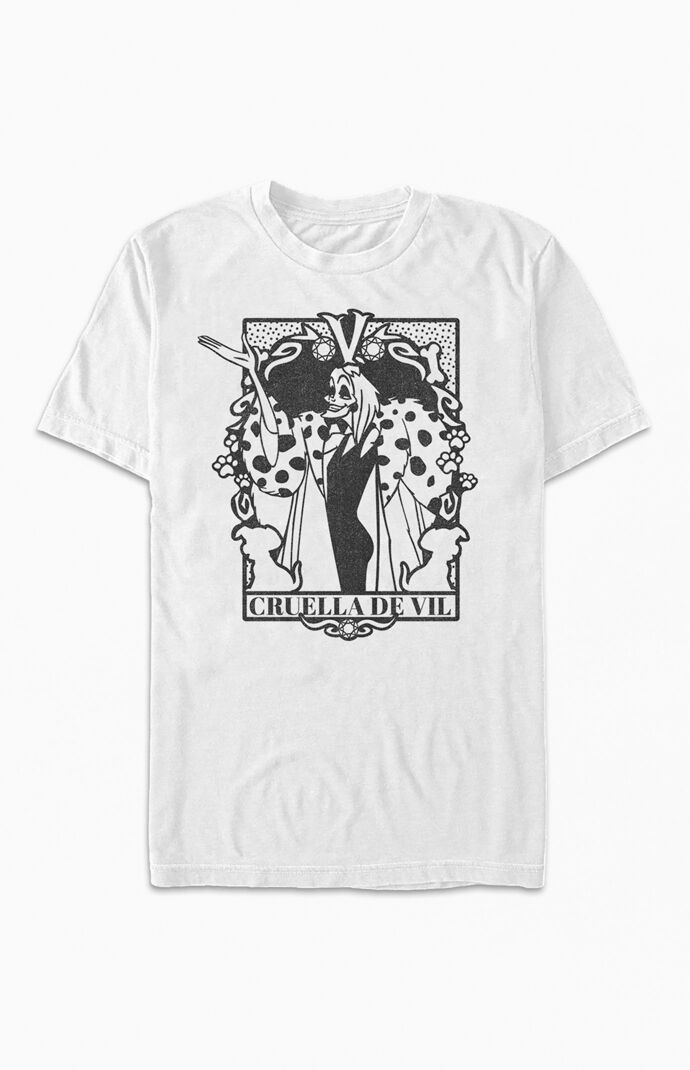 101 Dalmatians Cruella Tarot T-Shirt